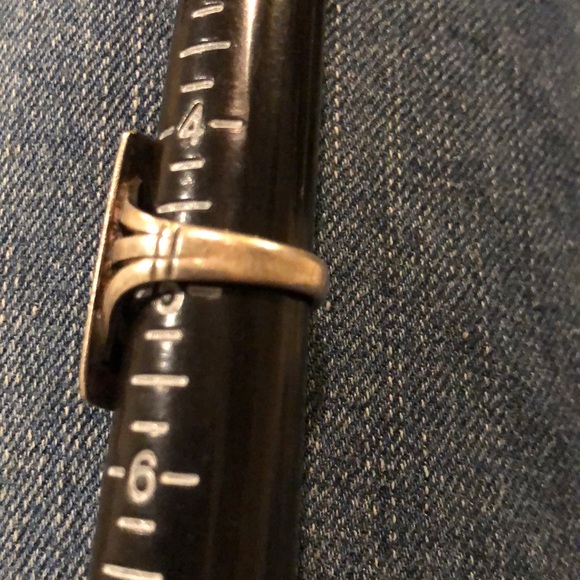 Vintage Navajo Turquoise Silver Ring - Picture 4 of 4